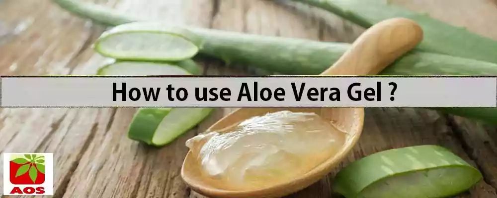 How to Use Aloe Vera Gel