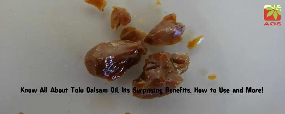 What is Tolu Balsam Oil