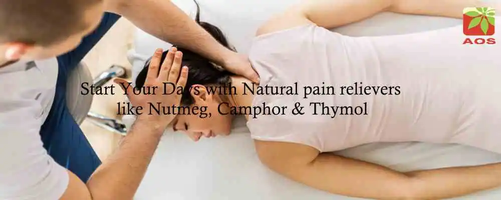 Camphor Thymol and Nutmeg Oil for Natural Pain Relievers