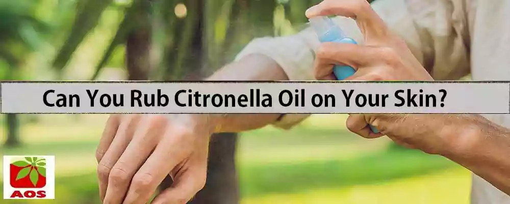 How to Use Citronella Oil